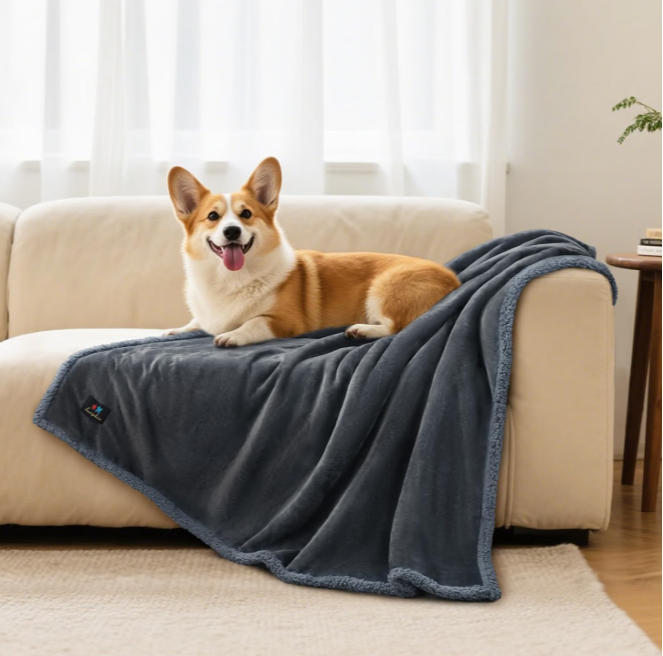 A waterproof coating inside the Luciphia blanket, helps protect your furniture from spills, stains, and urine while keeping your pet cozy and comfortable. Also great to help keep unwanted pet hair and fur from sofas and couches, chairs, beds, sheets, comforters, and car seats.