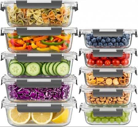 Food storage containers for meal prep for dogs with cancer