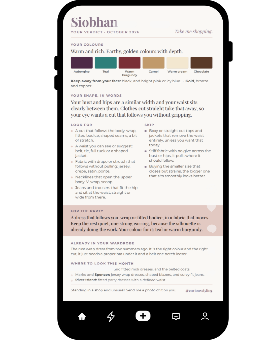 An example Verdict card shown on a phone