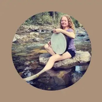 Aubrey testimonial for Krista Holland's Frame Drumming Academy width="348" height="348"px