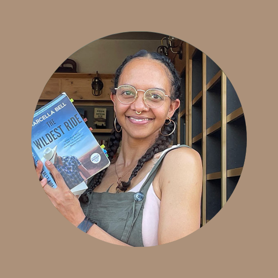 Author Marcella Bell testimonial for Krista Holland's Frame Drumming Academy width="348" height="348"px