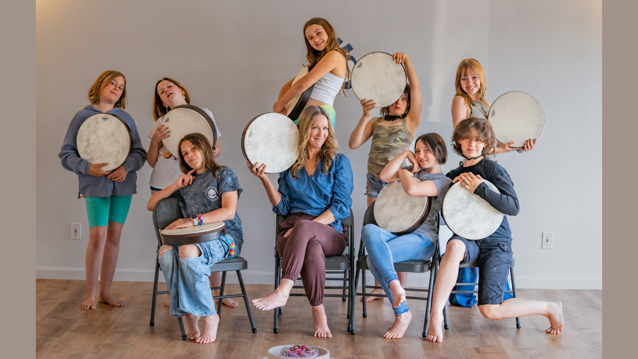 Krista Holland and the Drum Group for Girls 