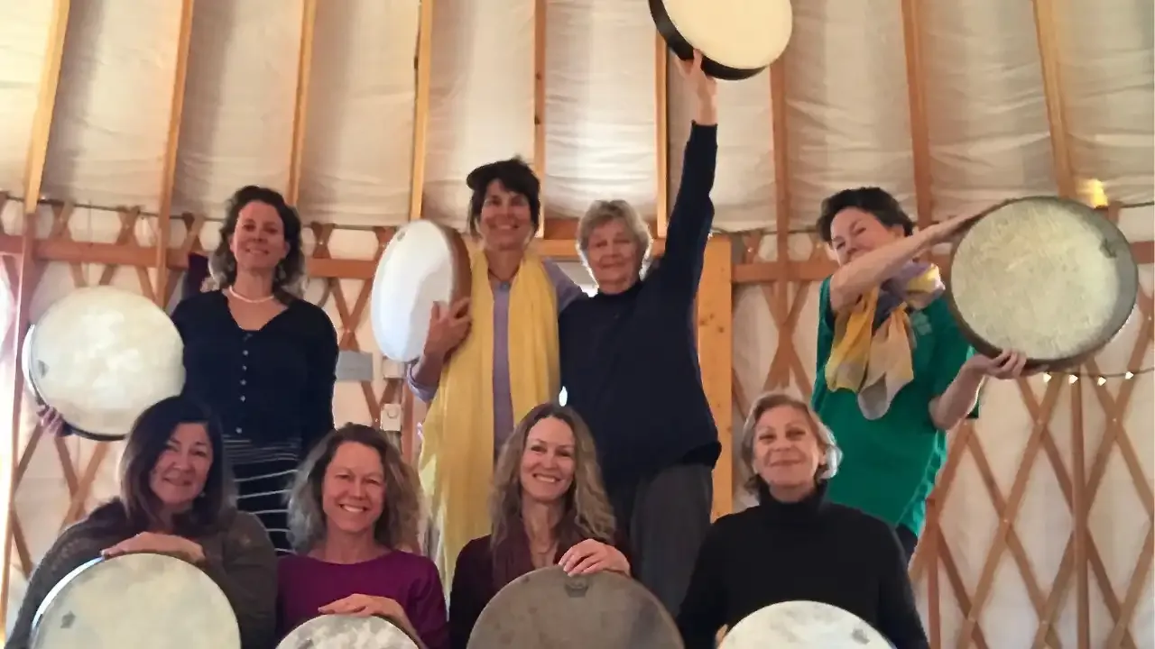 Krista Holland at the Shift Network Sacred Sound Healing Retreat Asilomar, California