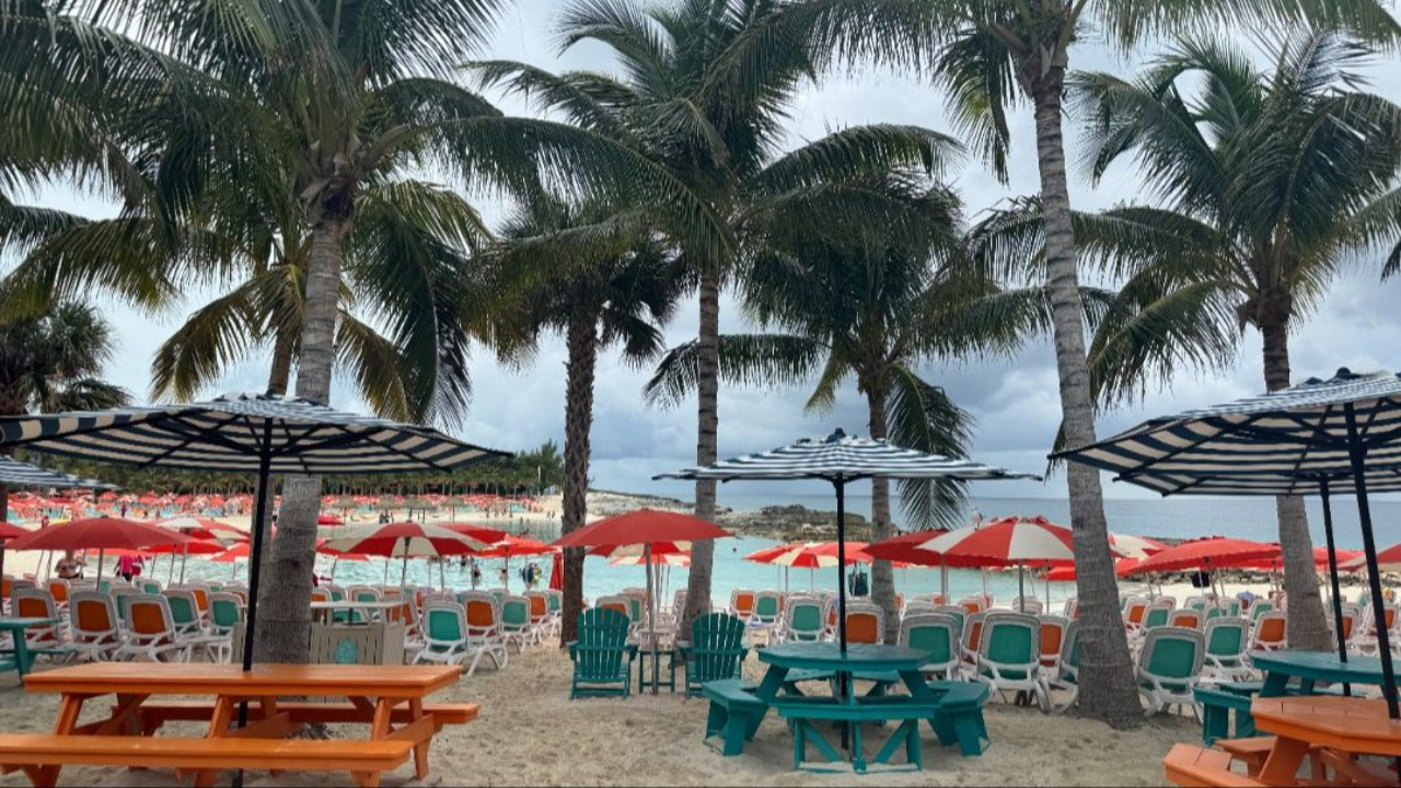 Hideaway Beach at Perfect Day at CocoCay, Royal Caribbean's private island in the Bahamas