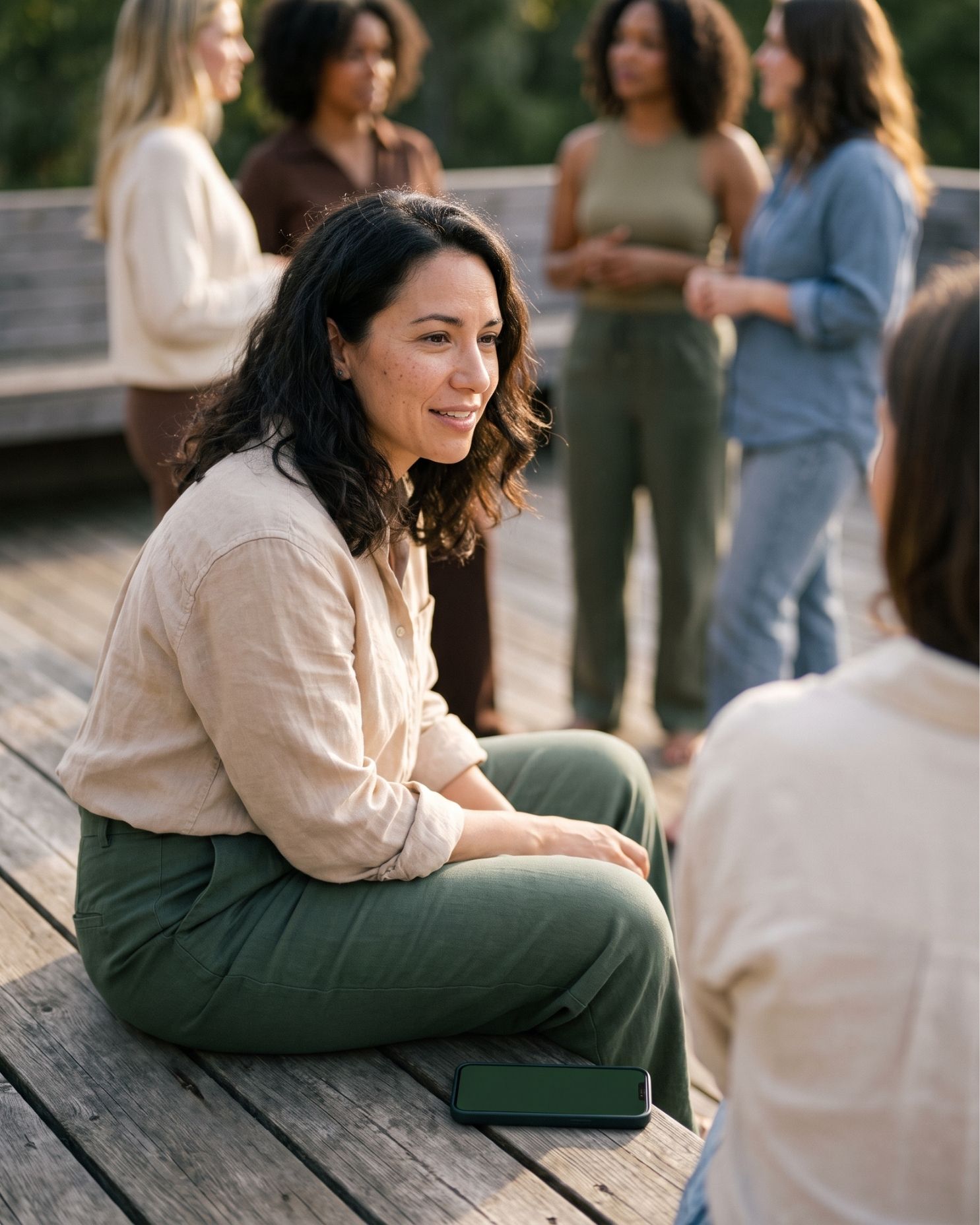 Women in an Orygen training room