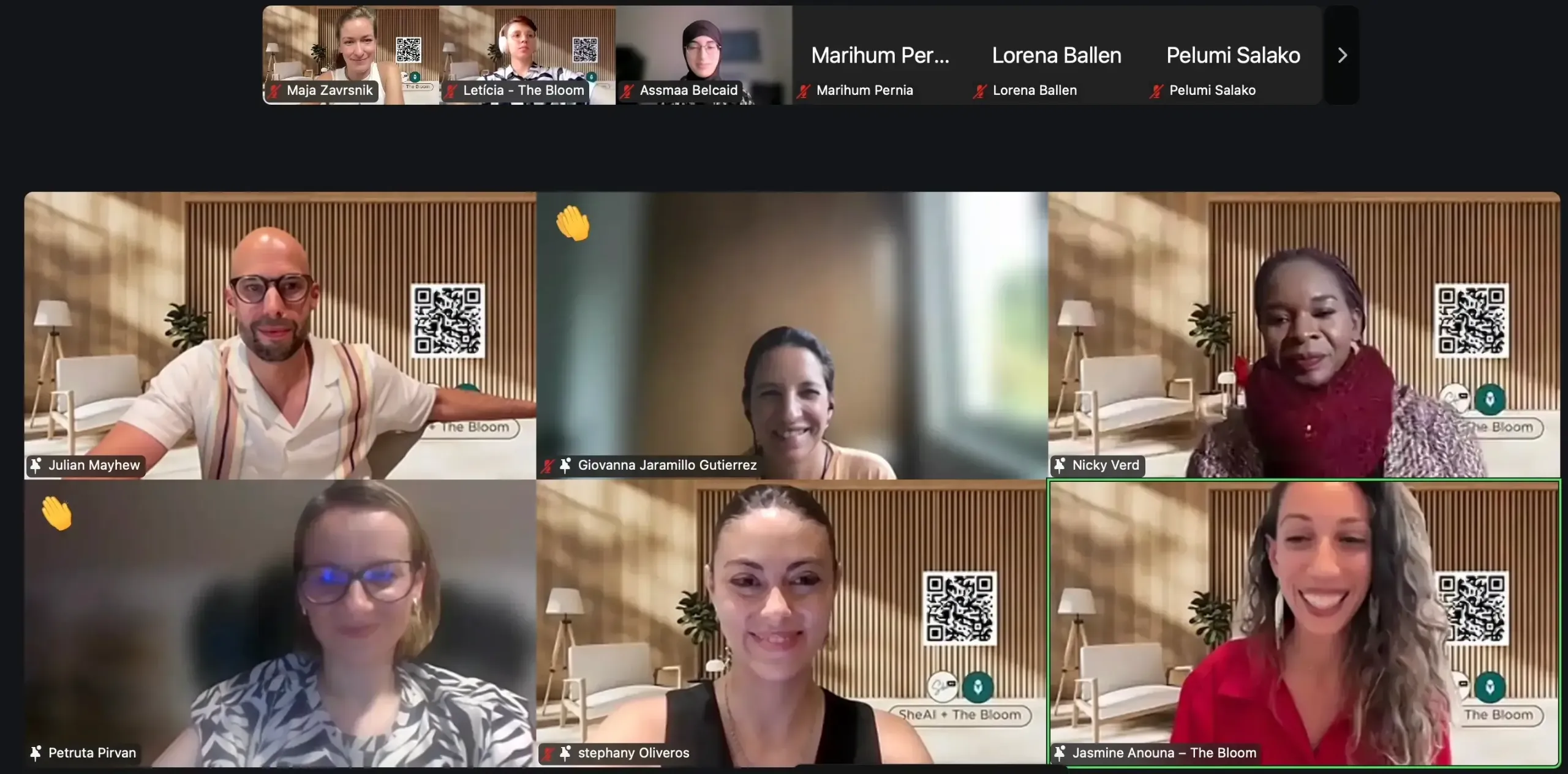 Spill the Tea Tuesdays, SheAI weekly community events.