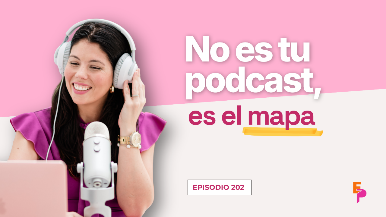 Podcaster latina frustrada porque su podcast no le está generando resultados en su negocio