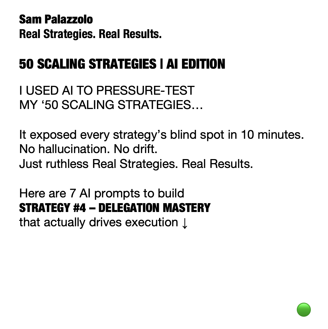 50 Scaling Strategie - #4 Delegation Mastery