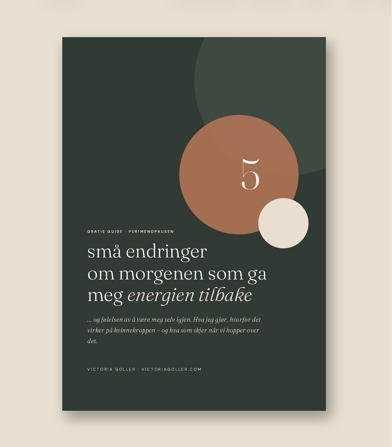Forsiden av guiden 5 små endringer om morgenen