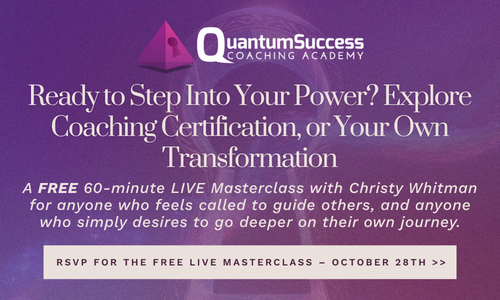 Masterclass with Christy Whitman "Becoming a Law of Attraction Coach: Is It the Right Path for You?"