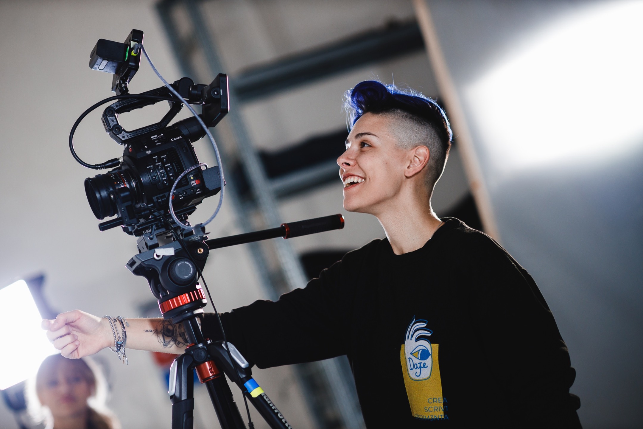 Dalilù sul set
