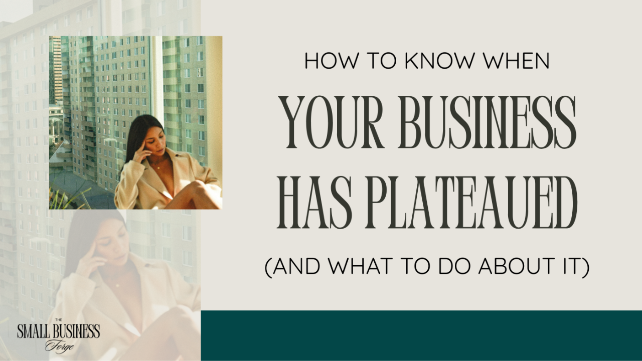 How to Know When Your Business Has Plateaued (And What to Do About It)