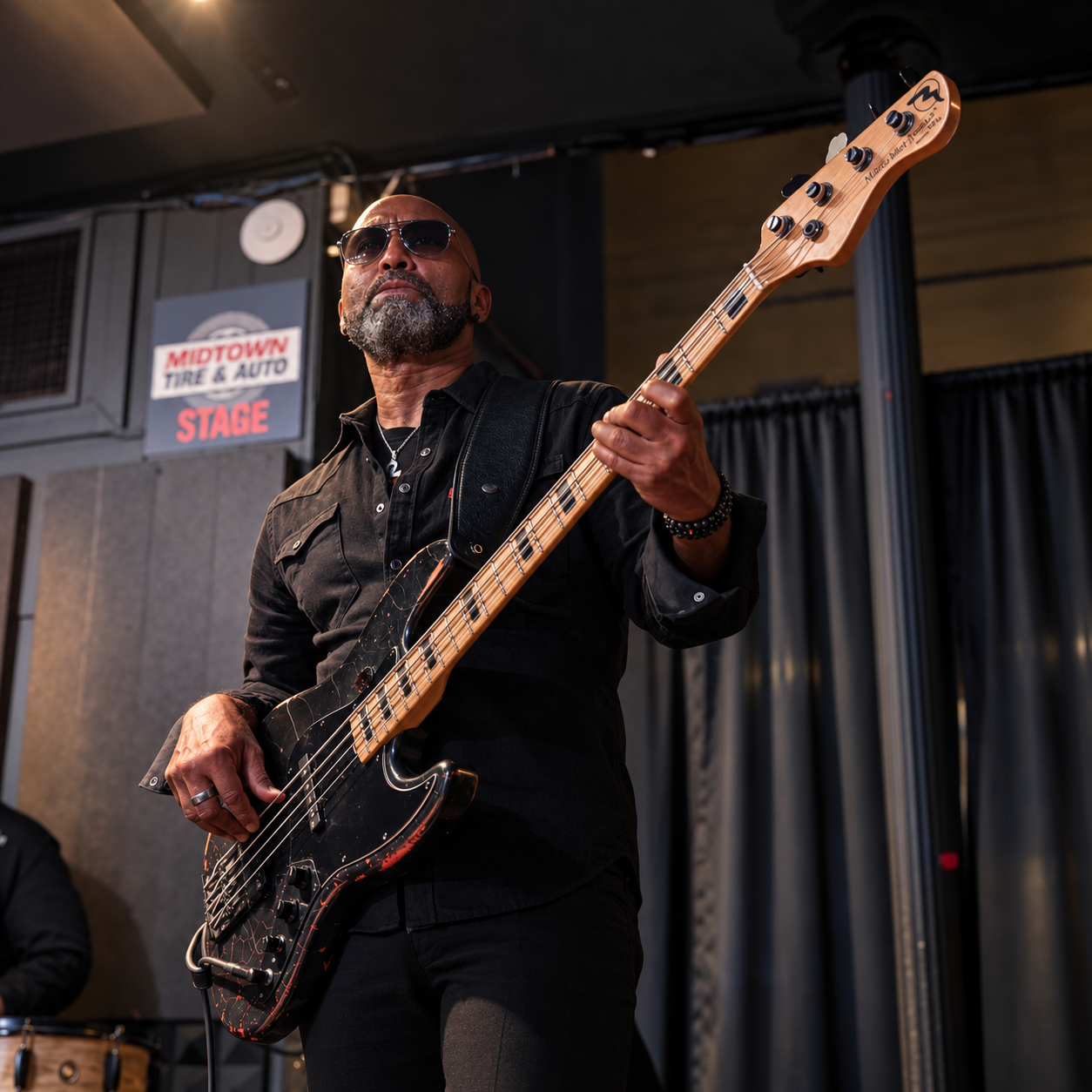 Ted Gould III performing on the Midtown Tire and Auto stage