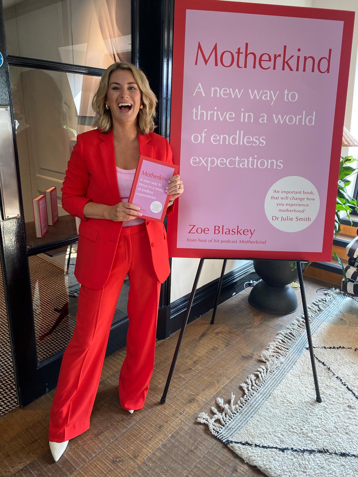 Zoe Blaskey at her book launch