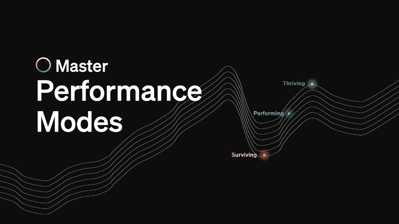 Master Performance Modes – Masterclass by Hintsa Performance