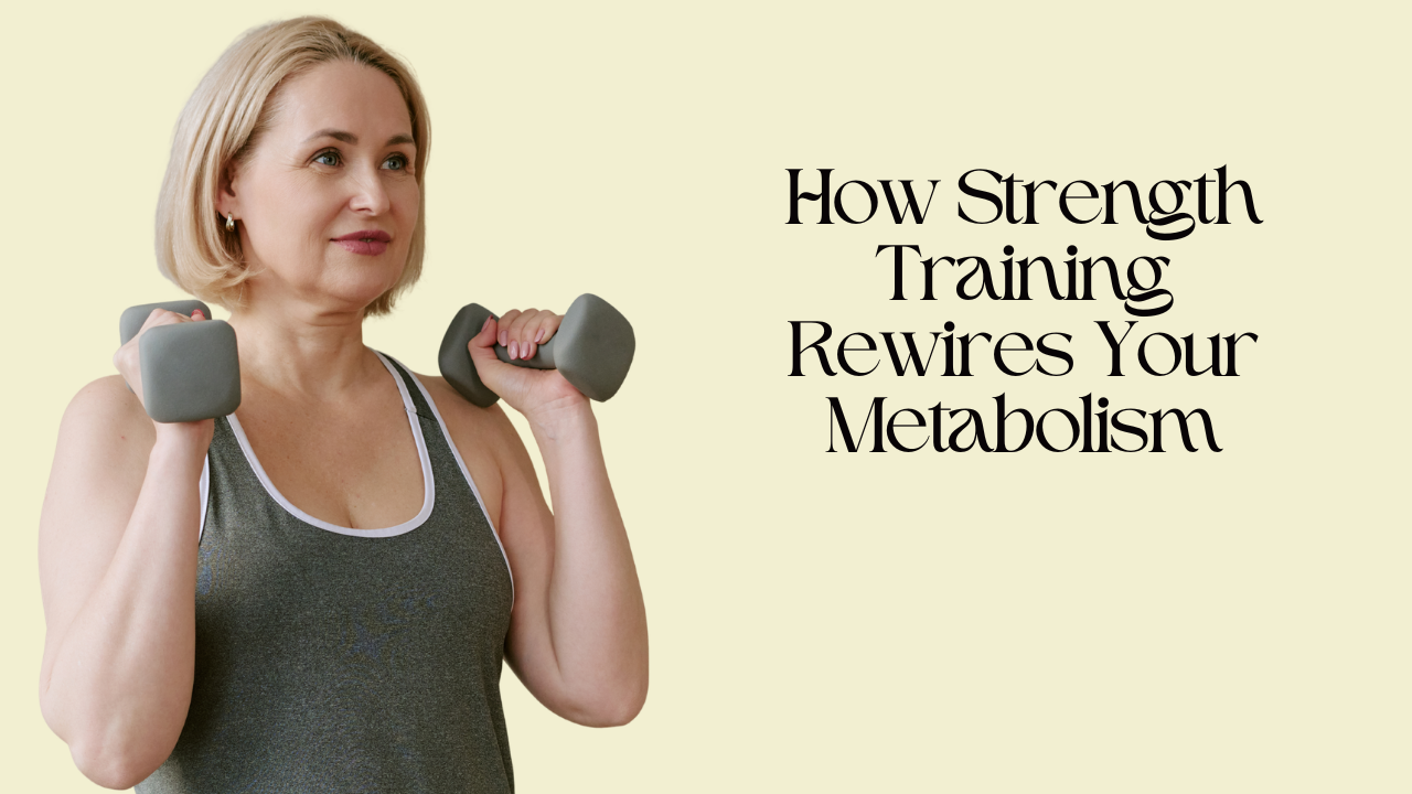 woman strength training 