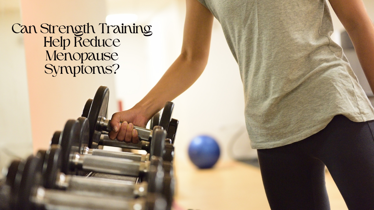 woman choosing weights