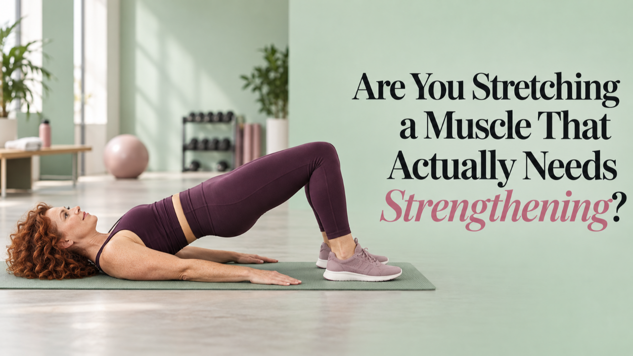 woman using the glute bridge