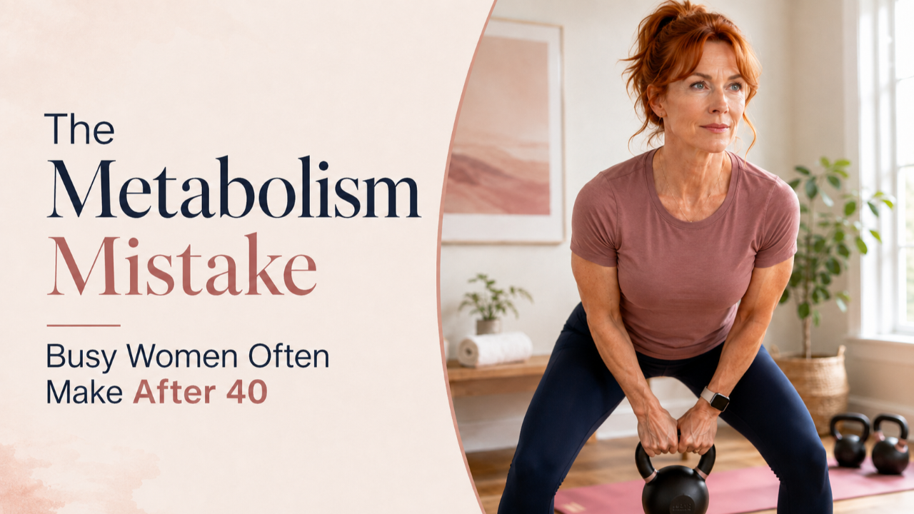 woman with kettlebells