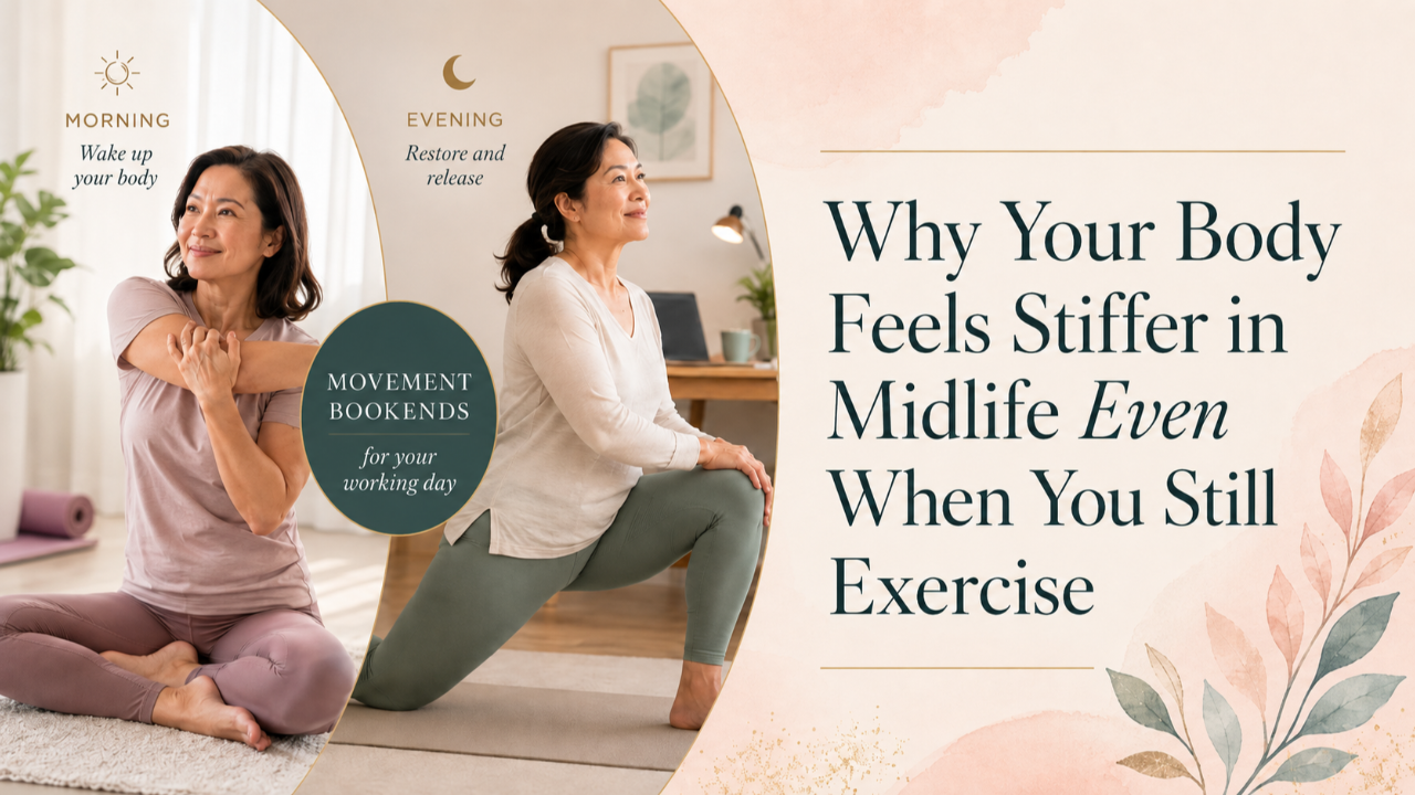 Women doing yoga 