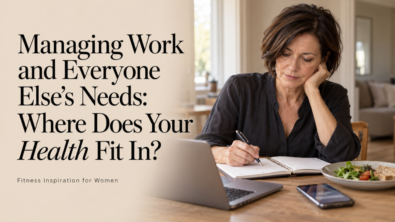 woman writing her schedule