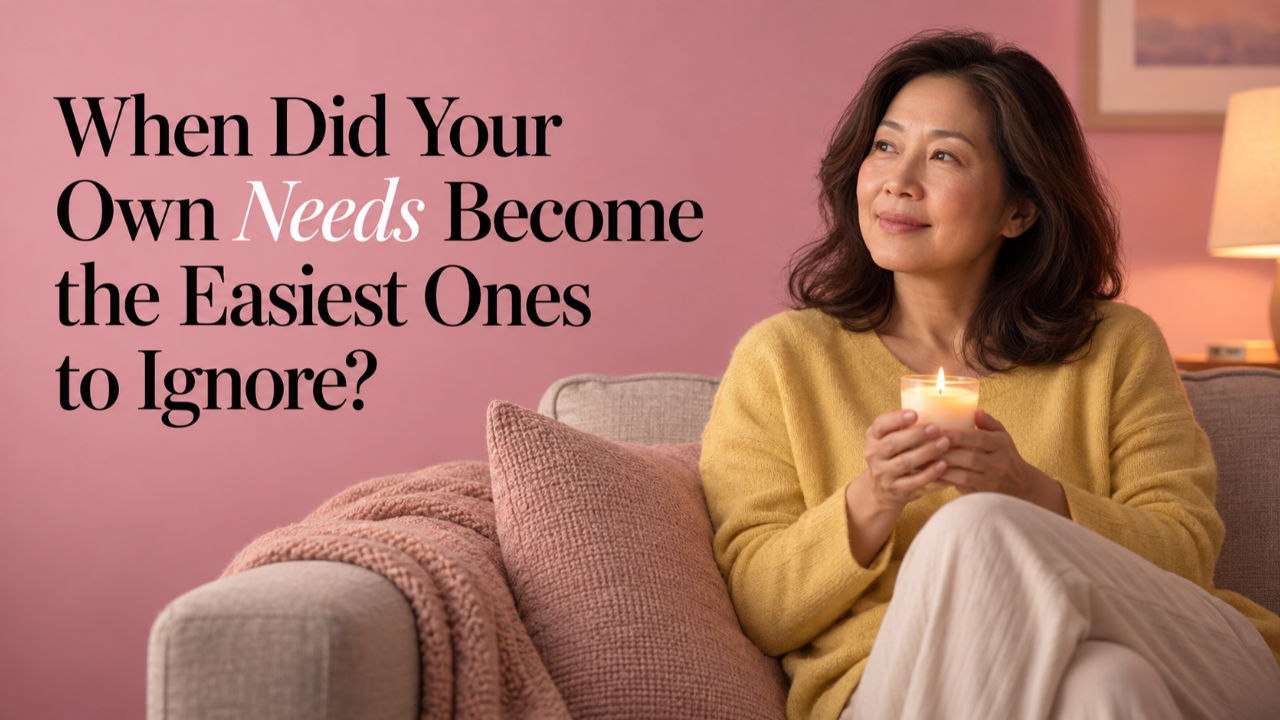 woman holind a candle for her wellness