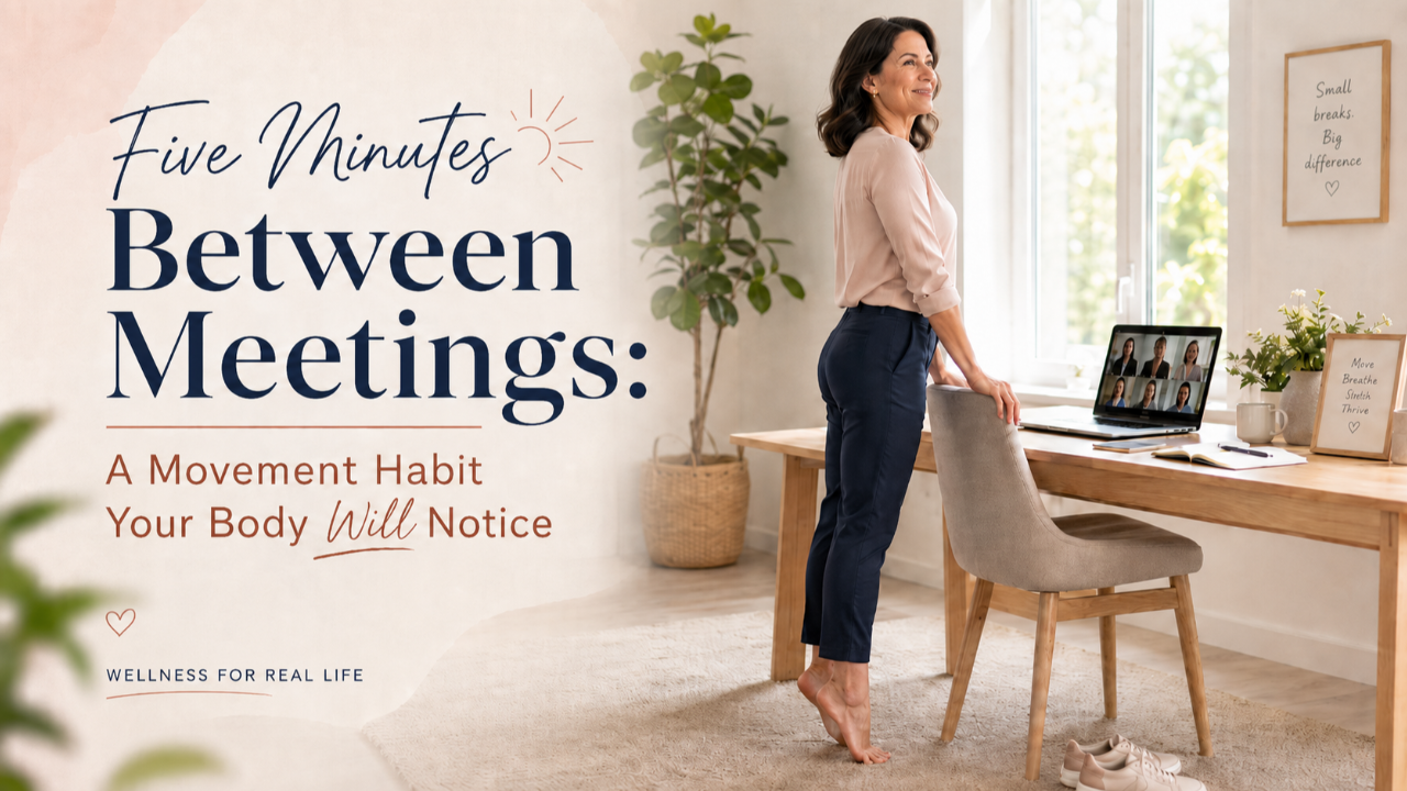 woman doing heel raises