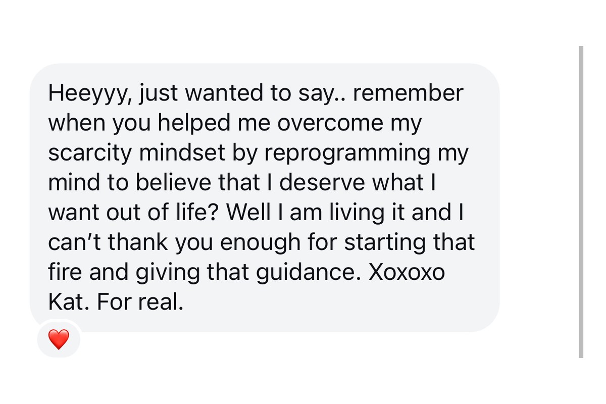 A message from an artist