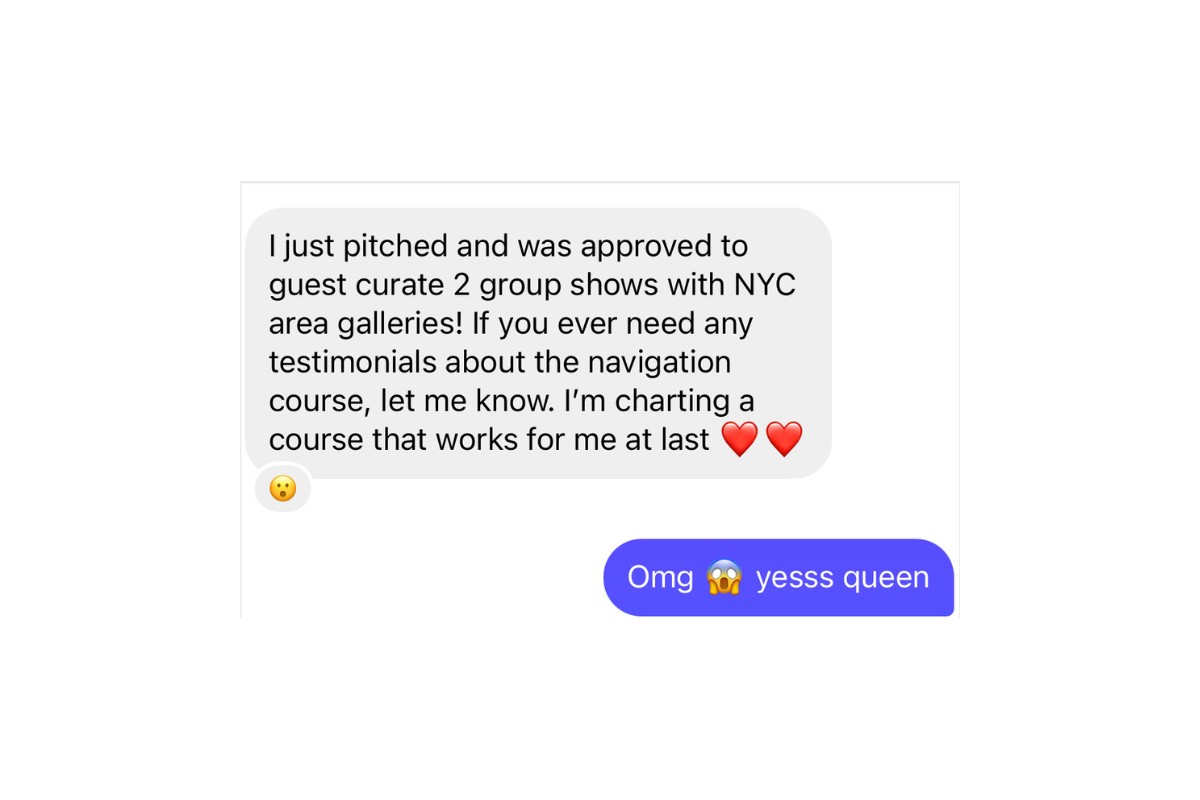 A message from an artist