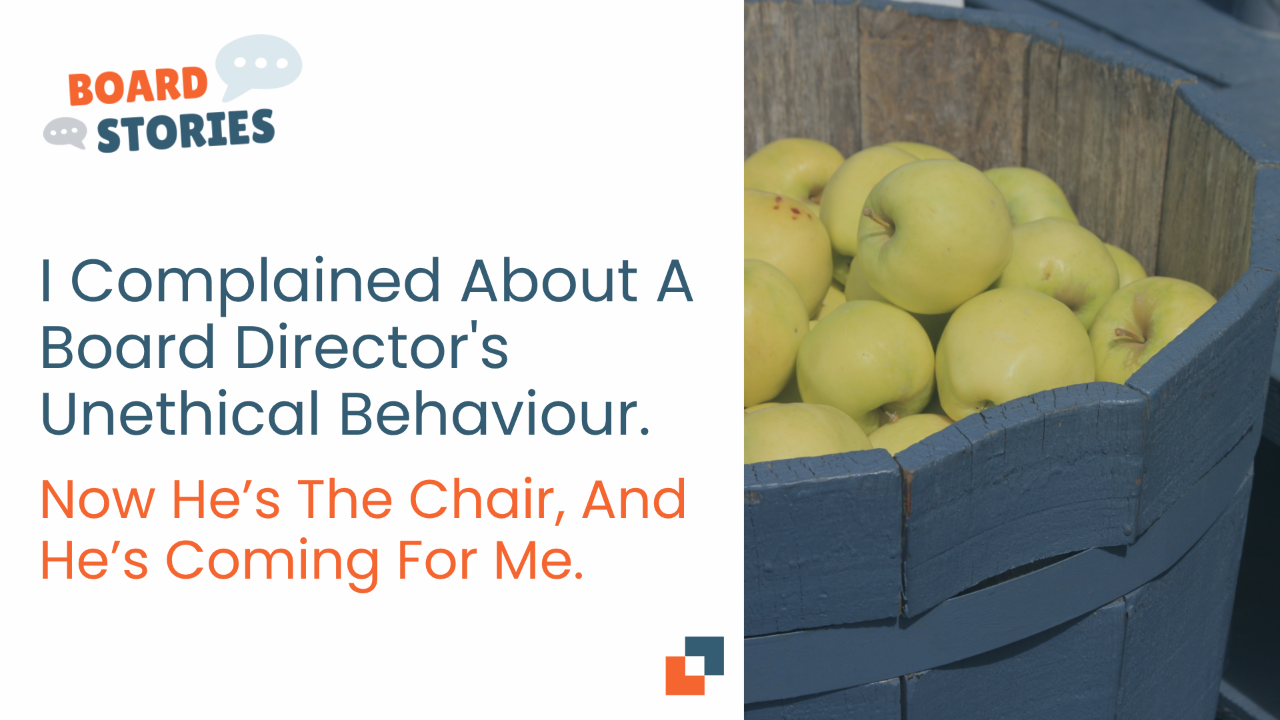 When a Problem Director Becomes Your Board Chair: Strategies for EDs