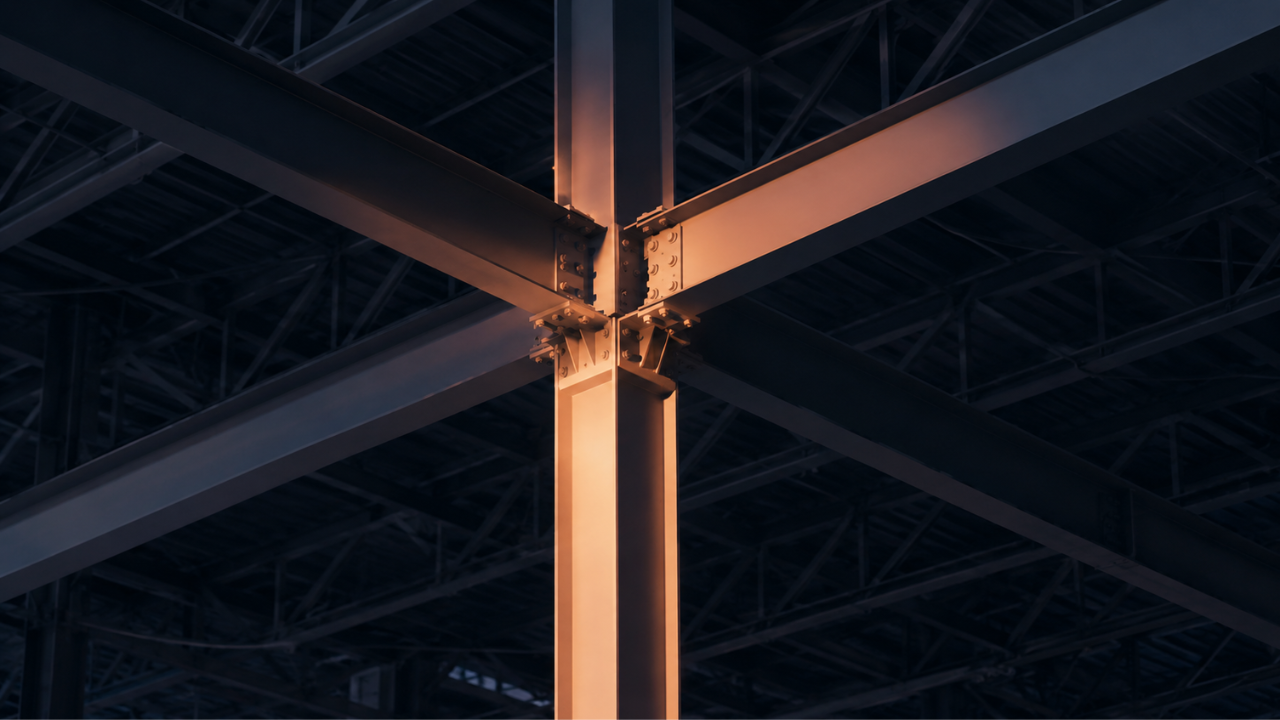 A single structural column bearing the load of the surrounding framework which illustrates hyper-independence as a leadership pattern. Amanda L. Christian. SoulFIRE Leadership