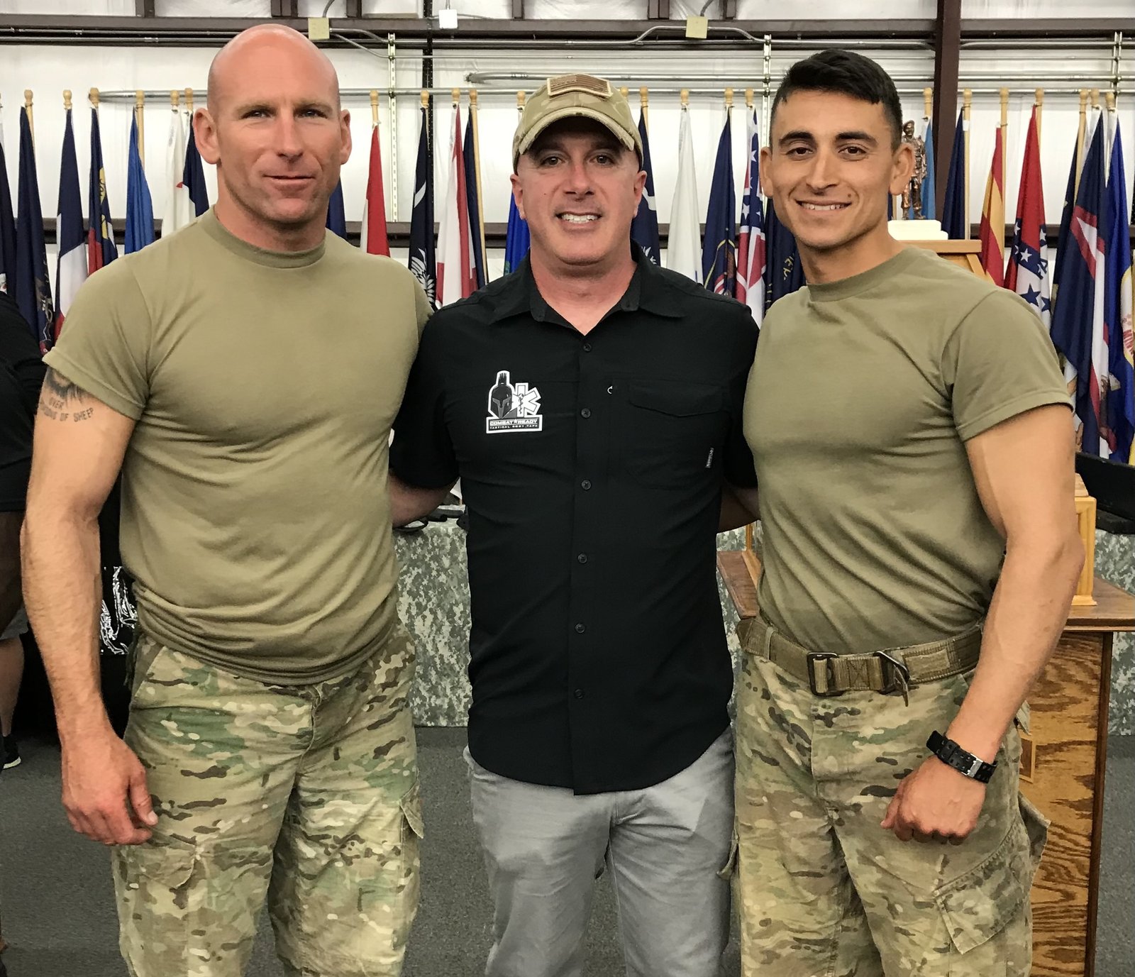David Fox with the winners of the U.S. Army Best Ranger Competition