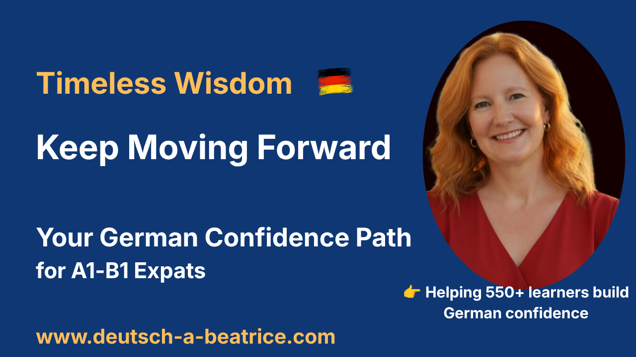 Learn German step by step with the German Confidence Path for A1–B1 expats. Build grammar, speaking, and career confidence for life in Germany and Switzerland.