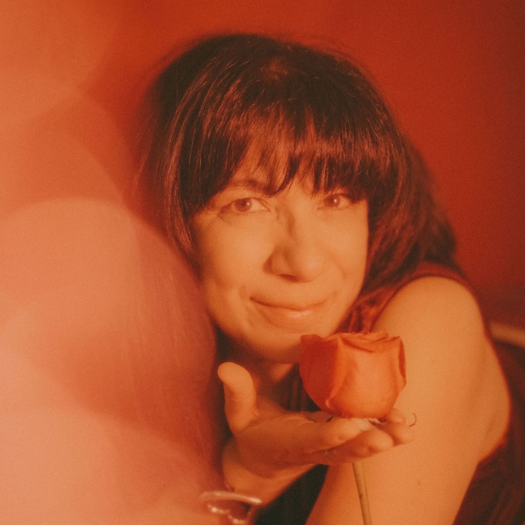 Portrait of Viktoria rose in hand