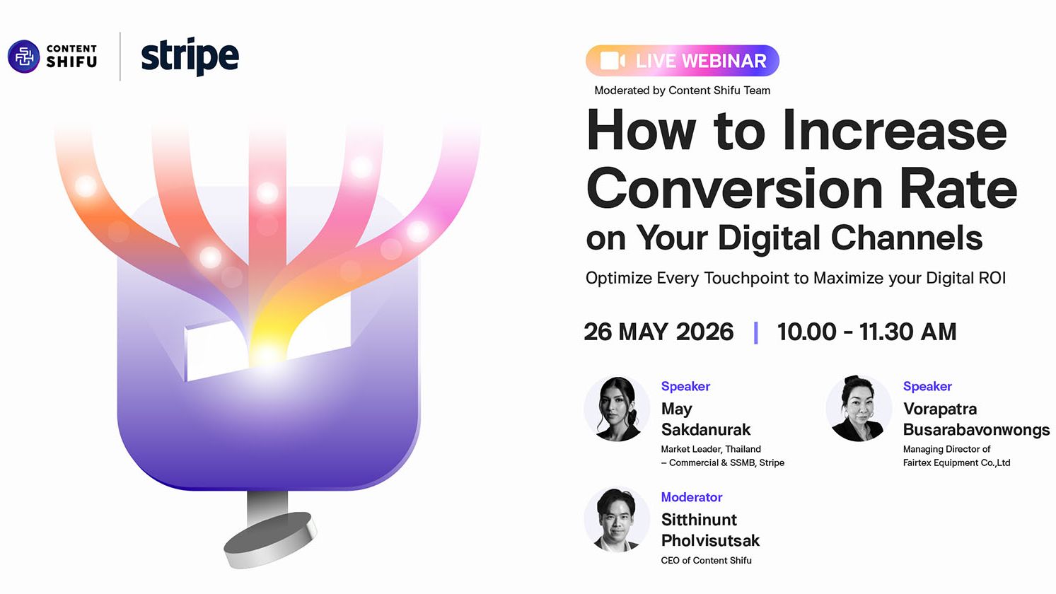 [Free Webinar]How to Increase Conversion Rate on Your Digital Channels