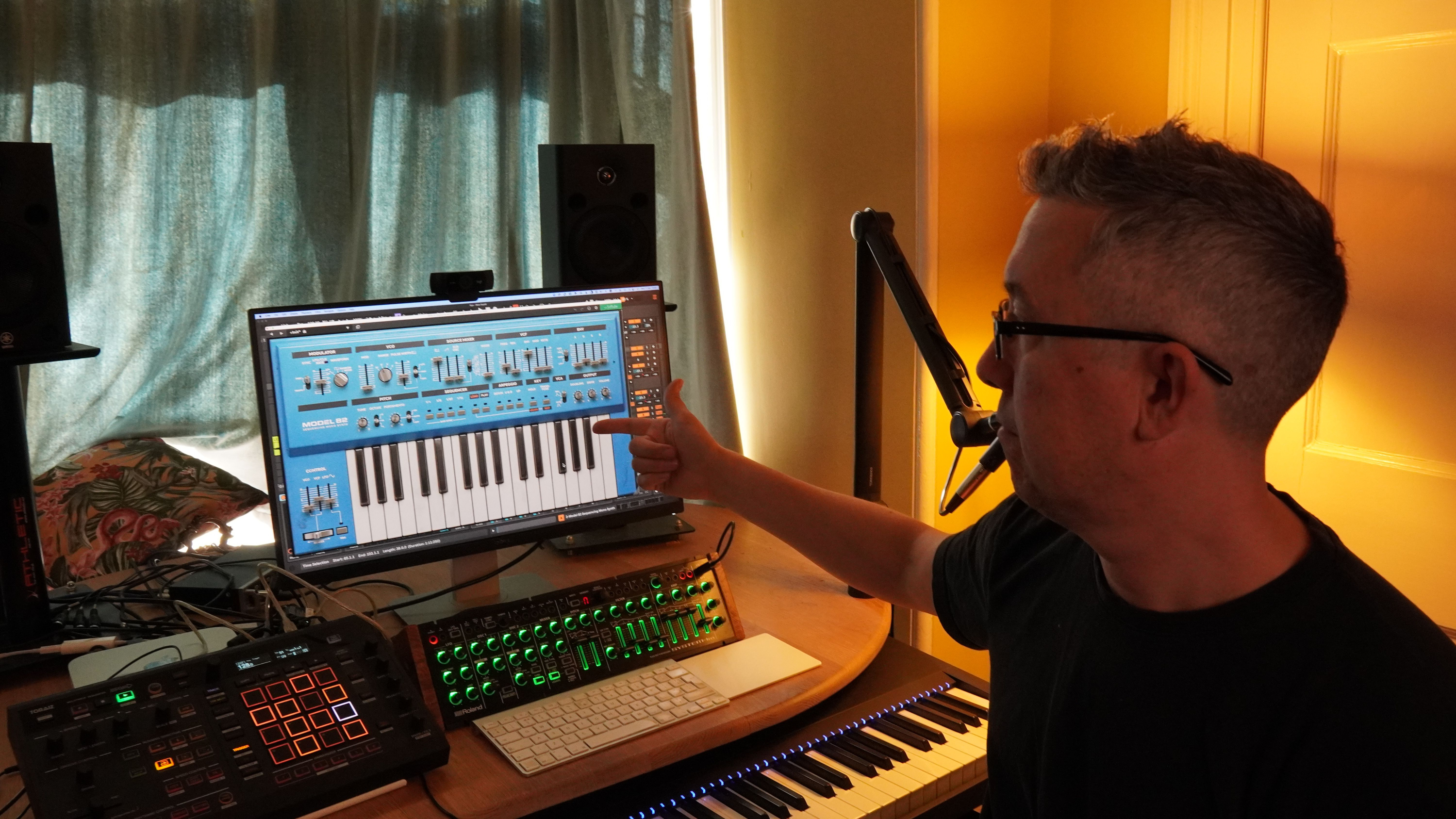 Guy in the studio
