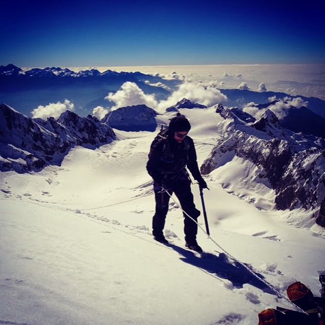 Kasia Jamroz in the mountains