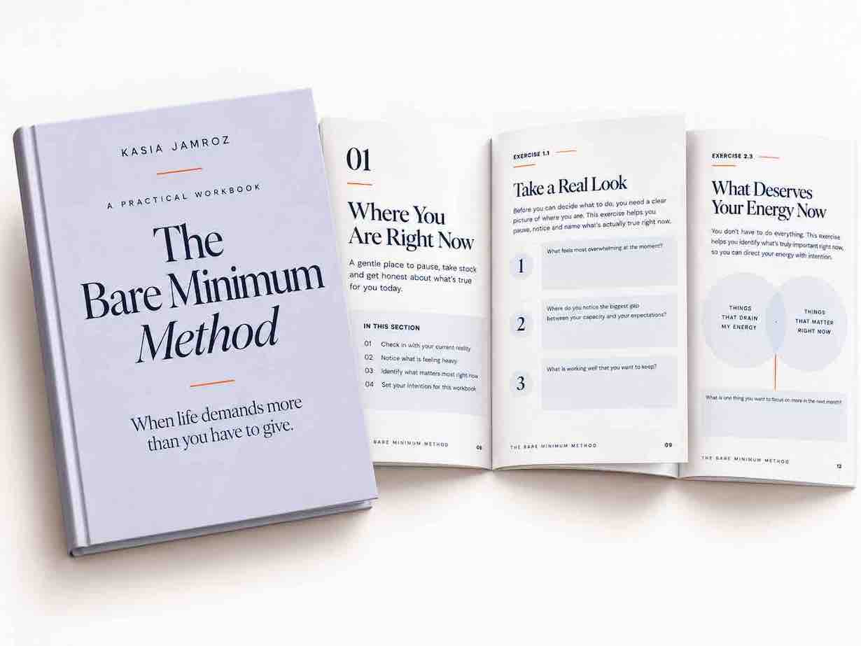 The Bare Minimum Method workbook