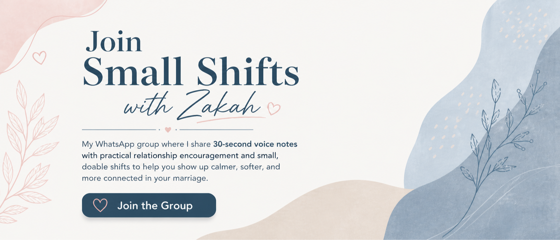 Small Shifts with Zakah