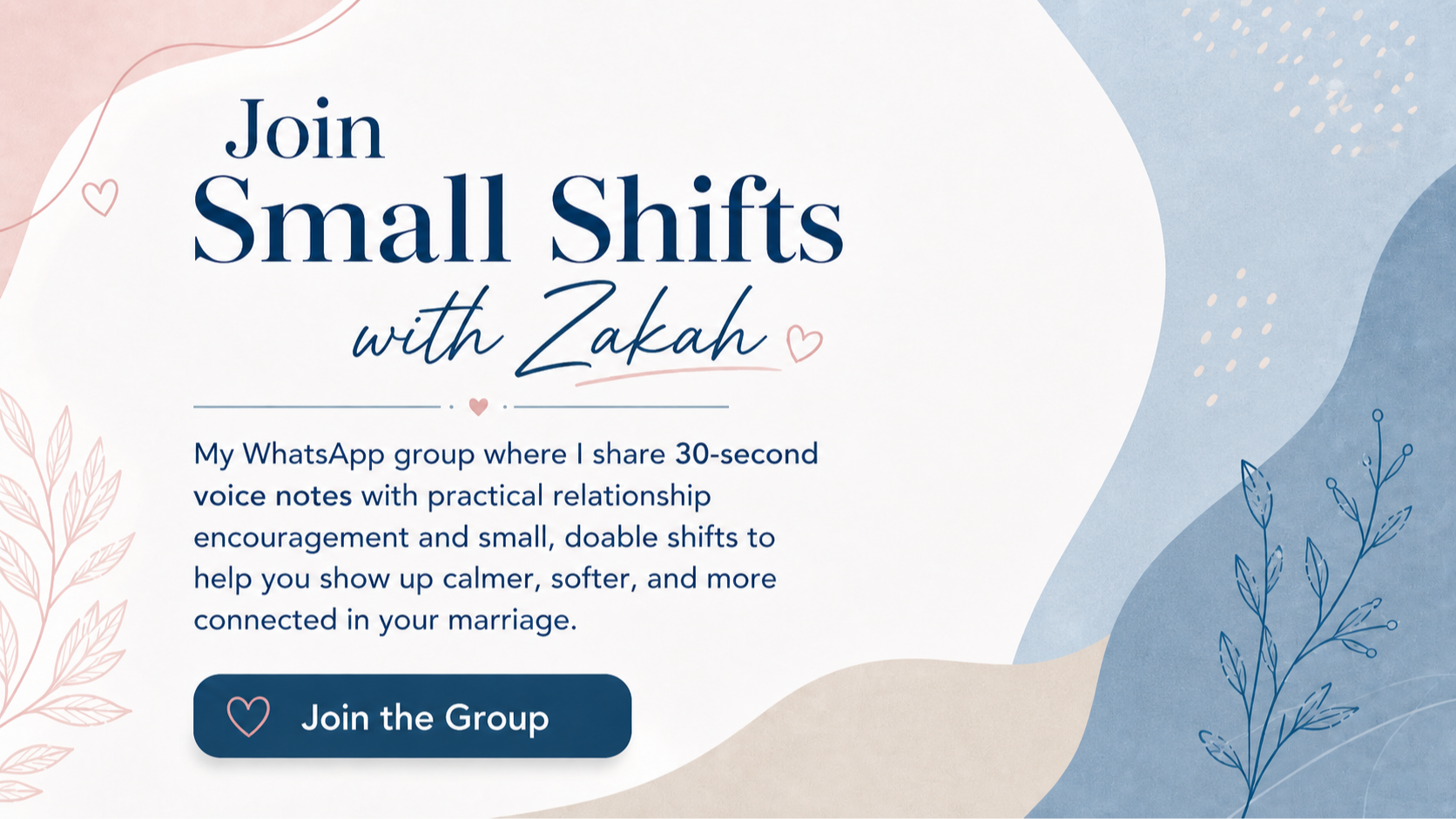 The Small Shifts Marriage Method