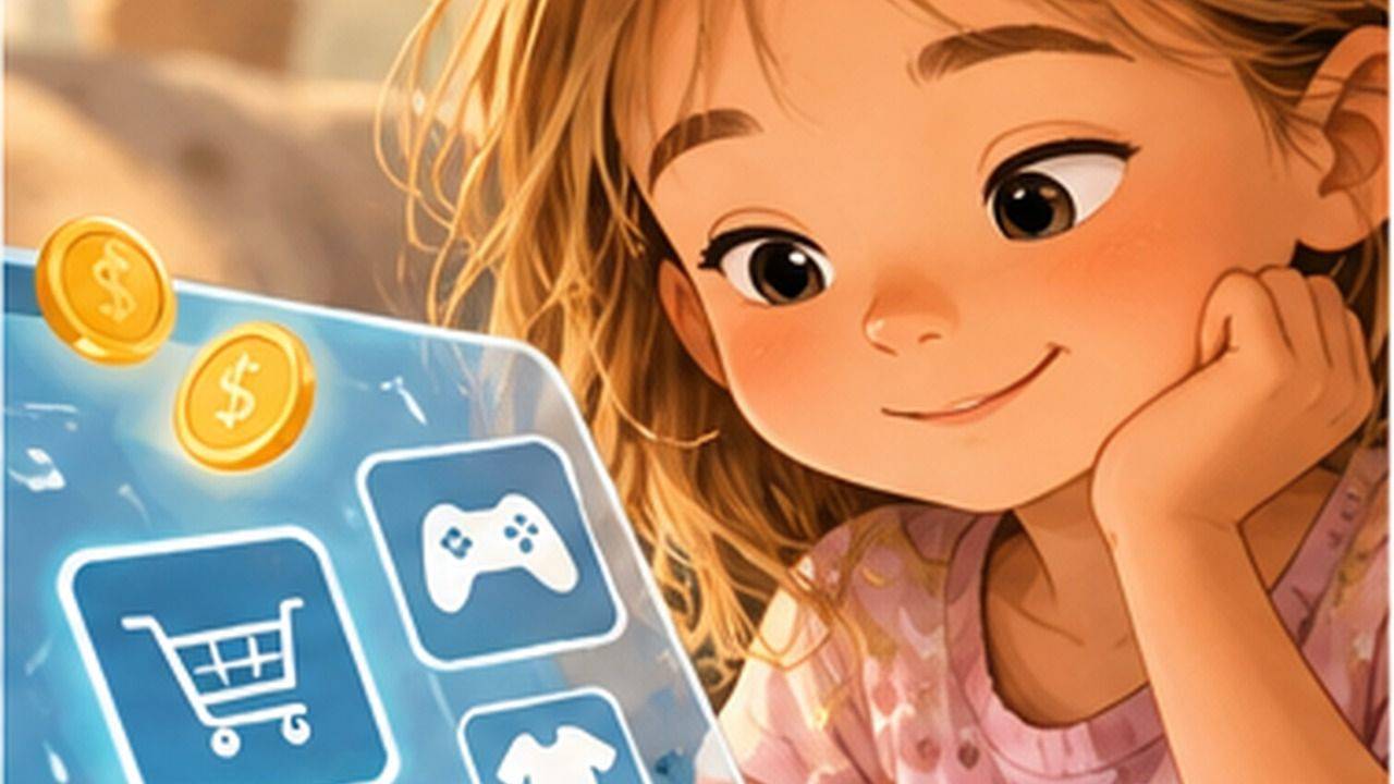 kids cashless pocket money, kids money app balance, making digital money visible