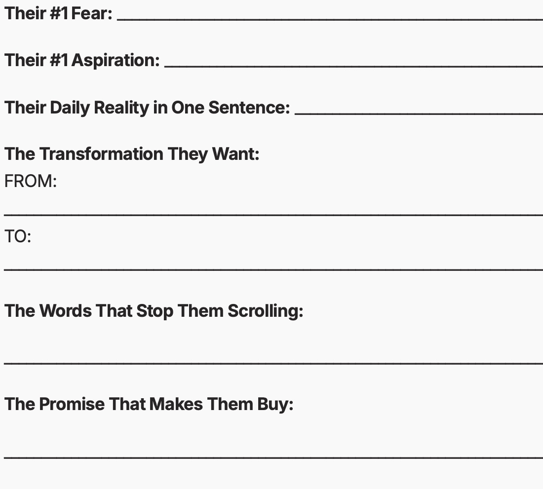Excerpt from the workbook’s customer worksheet