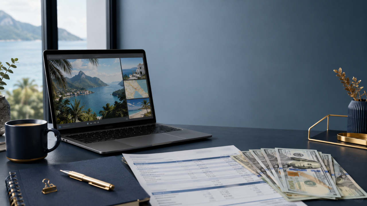Illustration of how much travel agents really make