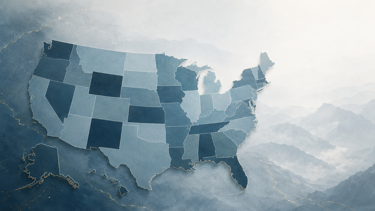 U.S. map of seller of travel laws by state for travel agents