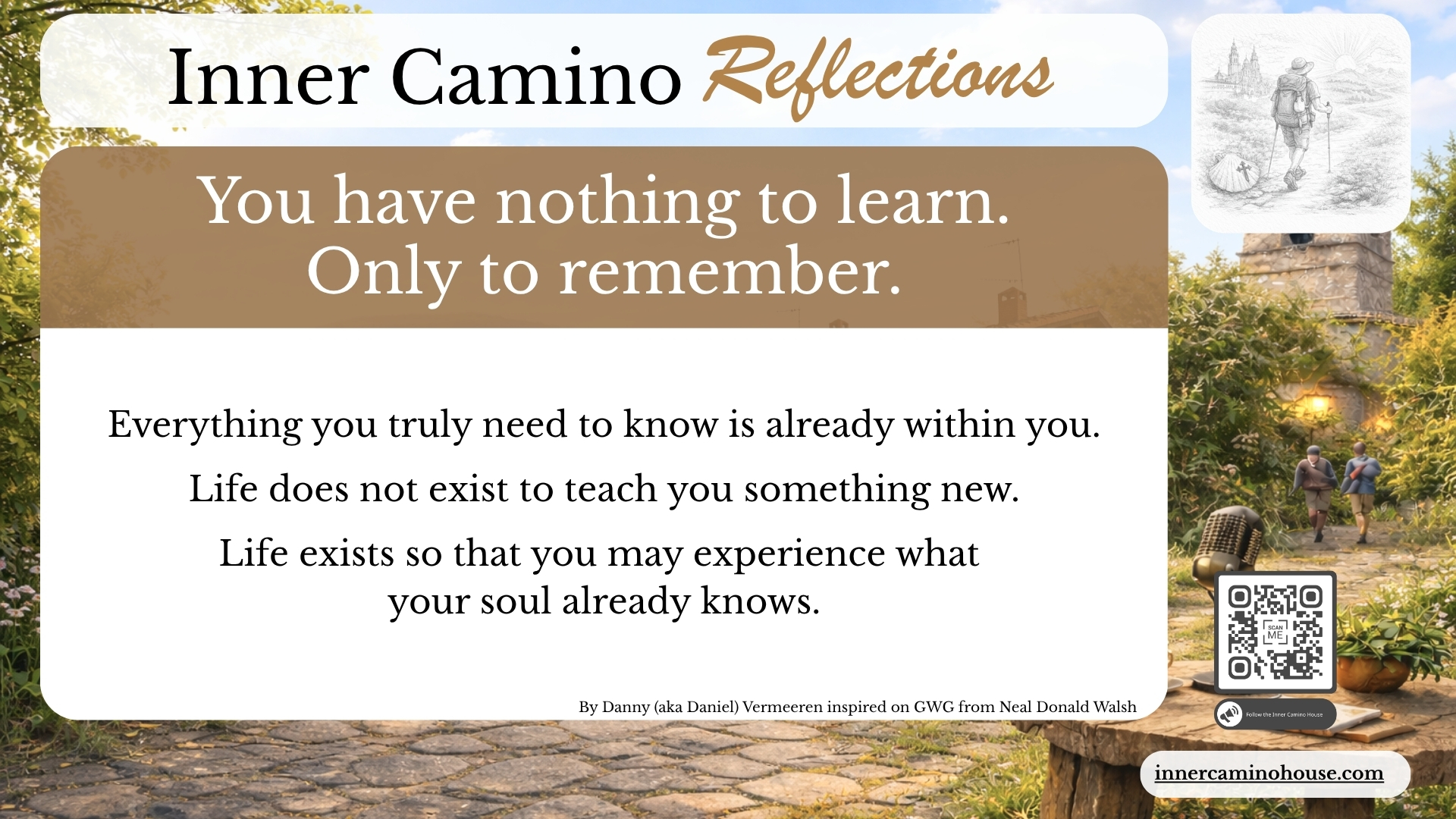 Reflections - You have nothing to learn. Only to remember.