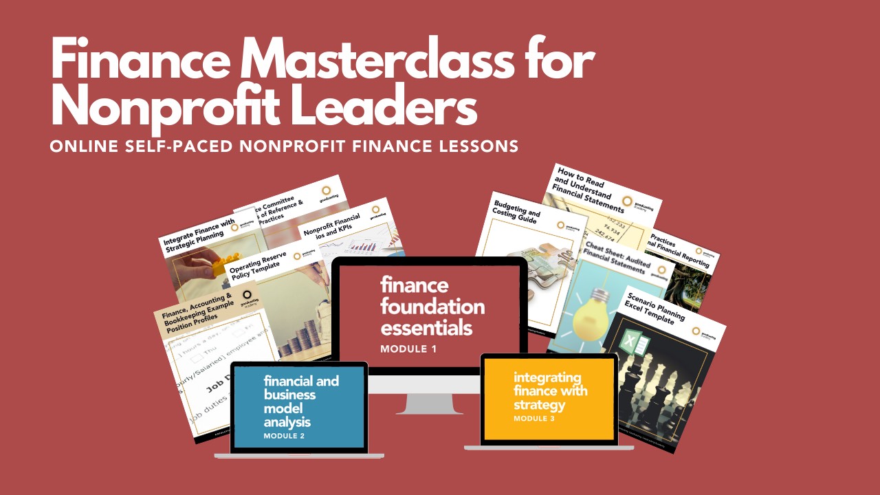 Finance Masterclass for Nonprofit Leaders - Certificate