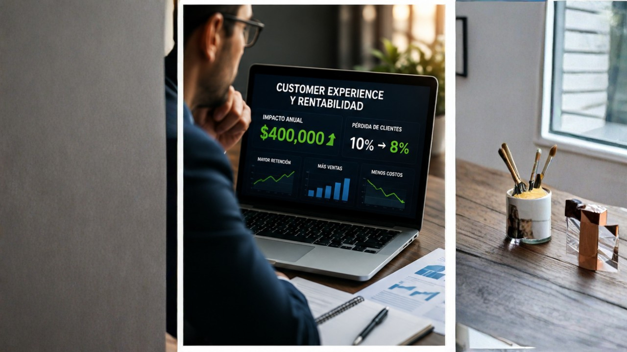 rentabilidad empresarial, CX, experiencia del cliente, pérdida de clientes, fidelización, retorno de inversión, experiencia rentable