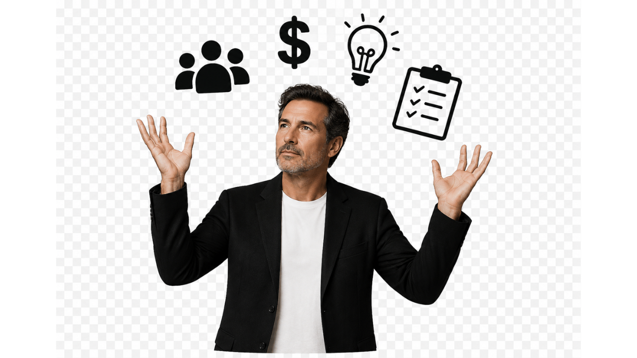 Business owners juggling too many jobs at once