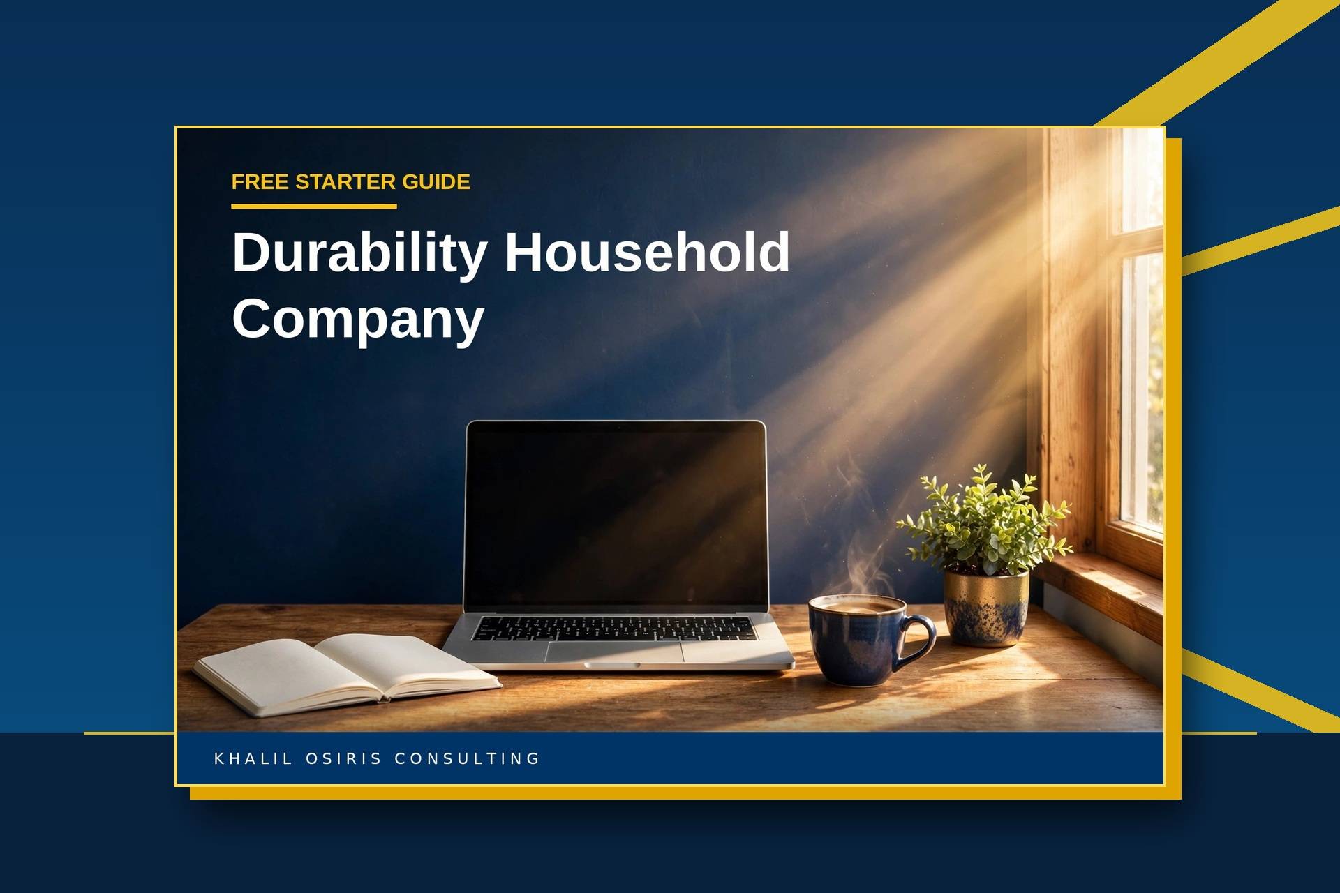 Durability Household Company, Free Starter Guide, cover.