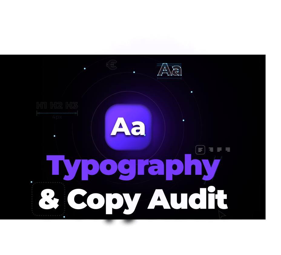 Typography & Copy Audit Creative Cover